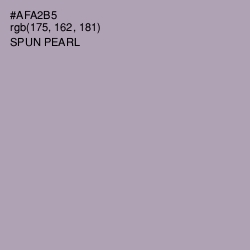 #AFA2B5 - Spun Pearl Color Image